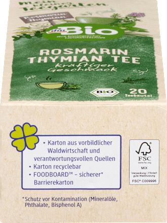 Kräutertee Rosmarin & Thymian (20 Beutel), 30 g