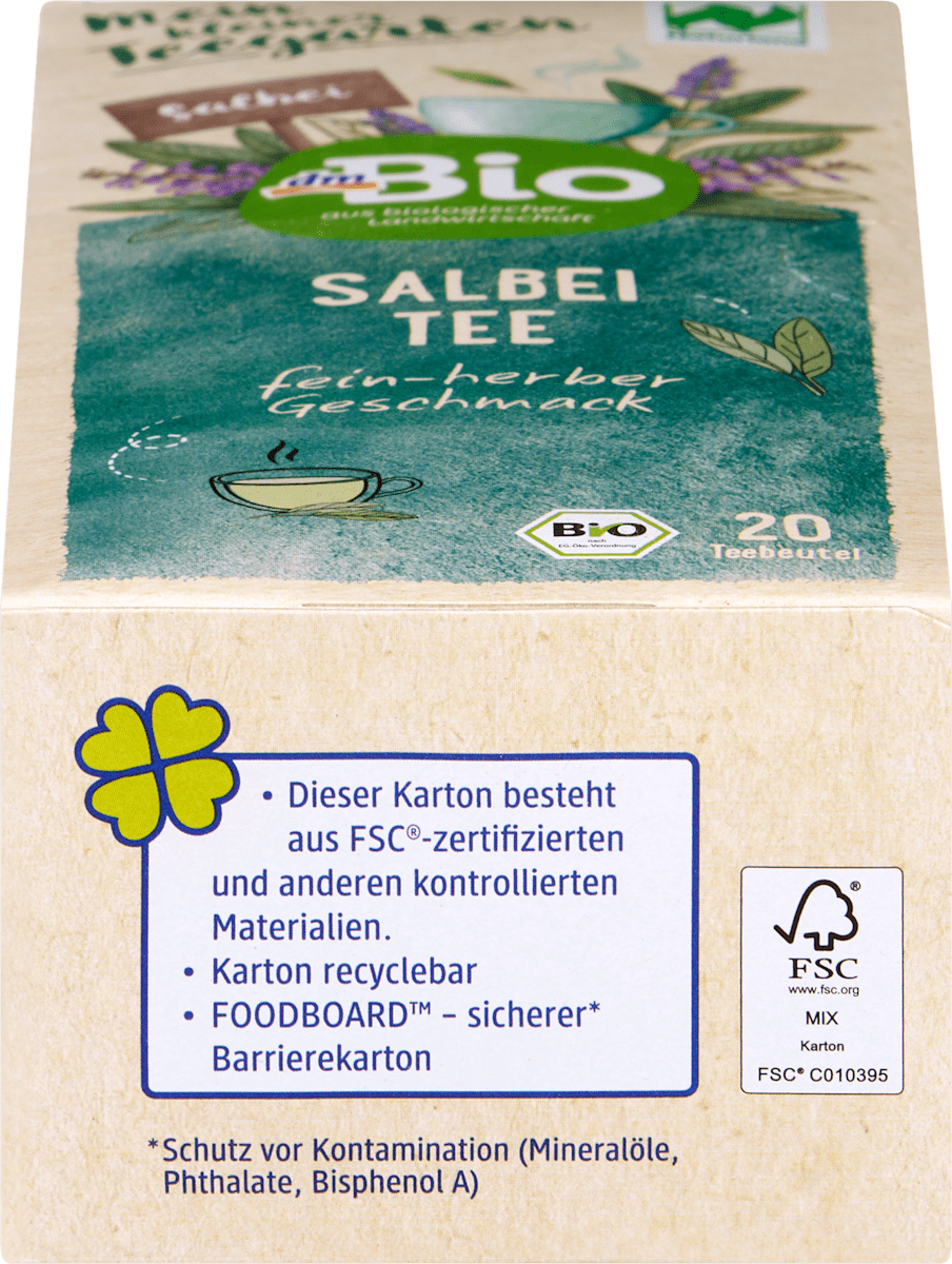 dmBio Kräutertee Salbei (20 Beutel), 30 g