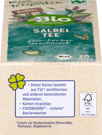 dmBio Kräutertee Salbei (20 Beutel), 30 g