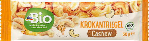 Krokantriegel, Cashew, 30 g