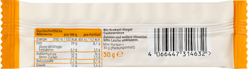 Krokantriegel, Cashew, 30 g