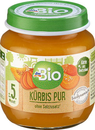 Kürbis pur ab dem 5. Monat, 125 g