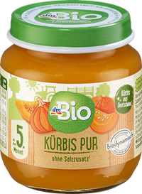 Kürbis pur ab dem 5. Monat, 125 g