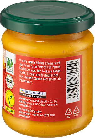 Kürbiscreme mit Olivenöl, 180 g