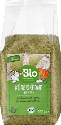 dmBio Kürbiskerne, gerieben, 200 g
