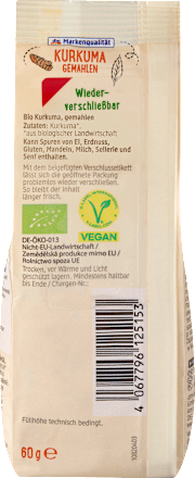 Kurkuma, gemahlen, 60 g