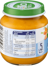 Lachszubereitung mit Gemüse,ab dem 5. Monat, 125 g