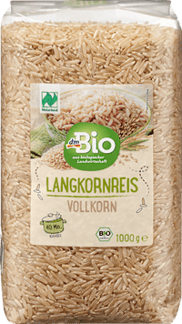 Langkornreis Vollkorn, 1.000 g