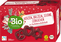 dmBio Lebkuchen, Herzen Sterne Brezel, 250 g