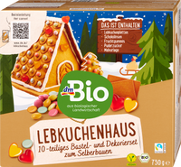 dmBio Lebkuchenhaus-Bastelset, 730 g