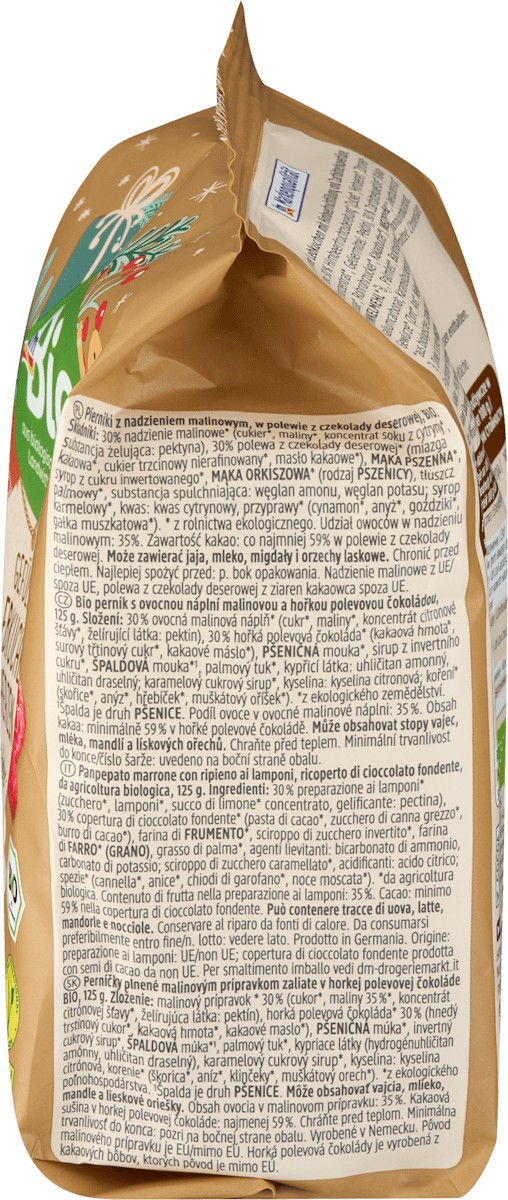 Lebkuchenherzen gefüllt Himbeere, 125 g