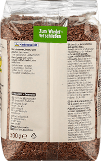 Leinsamen, ganz, 500 g