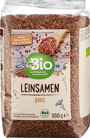 Leinsamen, ganz, 500 g