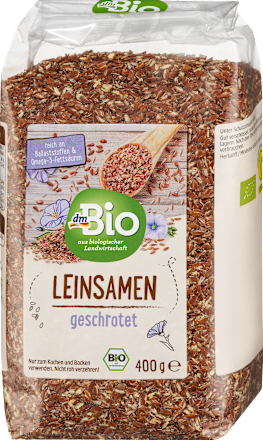 Leinsamen, geschrotet, 400 g