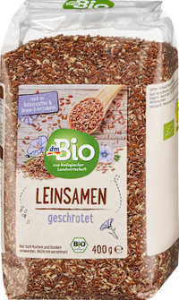 Leinsamen, geschrotet, 400 g
