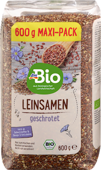 Leinsamen geschrotet, 600 g