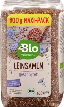 Leinsamen geschrotet, 600 g