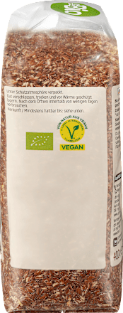 Leinsamen, geschrotet, 400 g