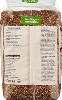 Leinsamen, geschrotet, 400 g