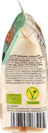 Macadamianüsse, geröstet & gesalzen, 100 g