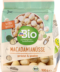 Macadamianüsse, geröstet & gesalzen, 100 g