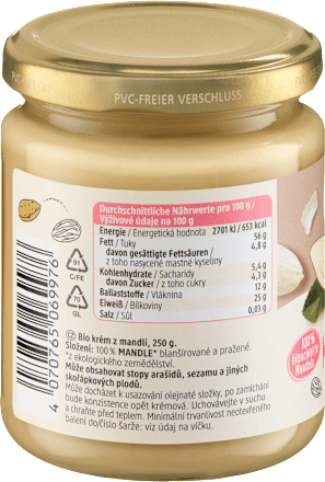 Mandelmus weiß, 250 g