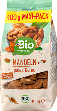 Mandeln, ganze Kerne, 400 g