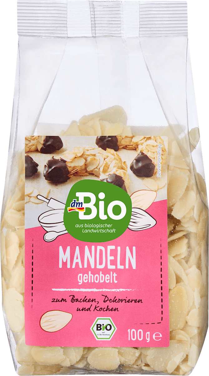 dmBio Mandeln, gehobelt, 100 g