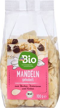 dmBio Mandeln, gehobelt, 100 g