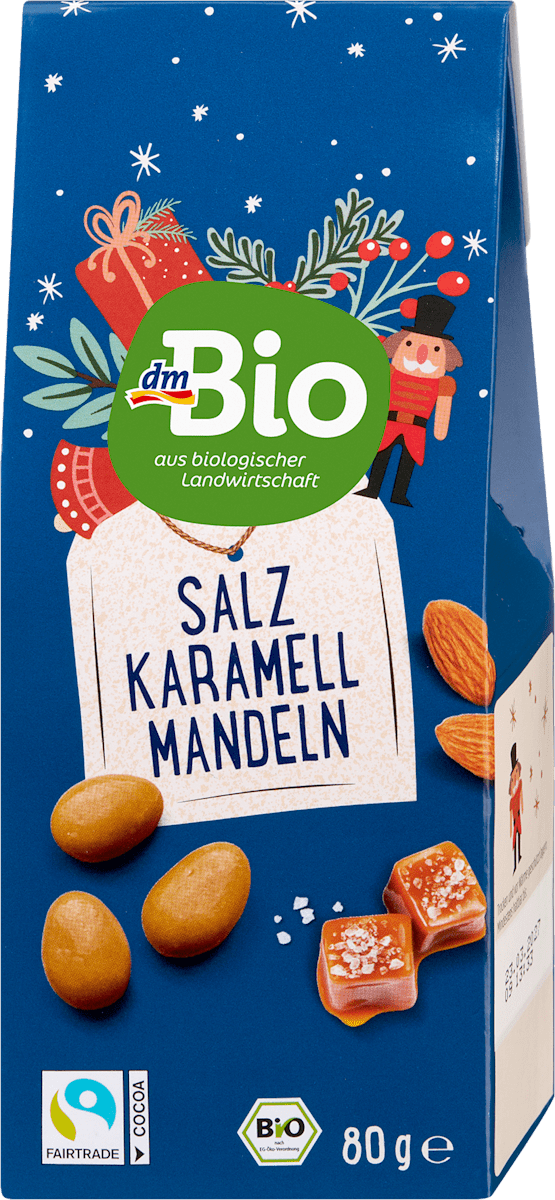 dmBio Mandeln, Salz Karamell, 80 g
