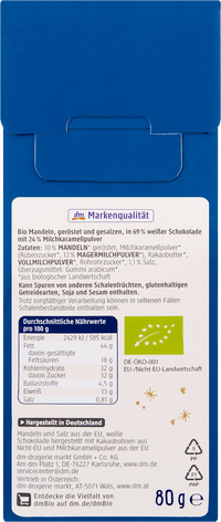 dmBio Mandeln, Salz Karamell, 80 g