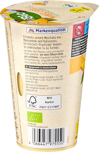 Mango Lassi auf Kokosnussbasis, 230 ml