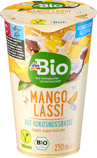 Mango Lassi auf Kokosnussbasis, 230 ml