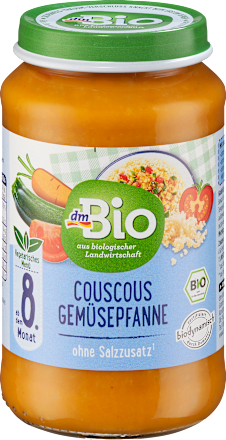 Menü Couscous-Gemüsepfanne, ab dem 8. Monat, 220 g