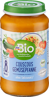 Menü Couscous-Gemüsepfanne, ab dem 8. Monat, 220 g