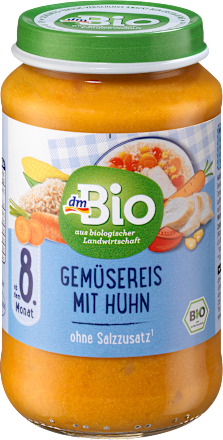 Menü Gemüsereis mit Huhn, ab dem 8.Monat, 220 g