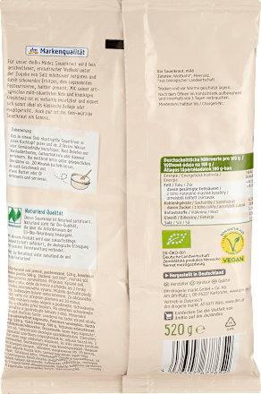 Mildes Sauerkraut, 520 g