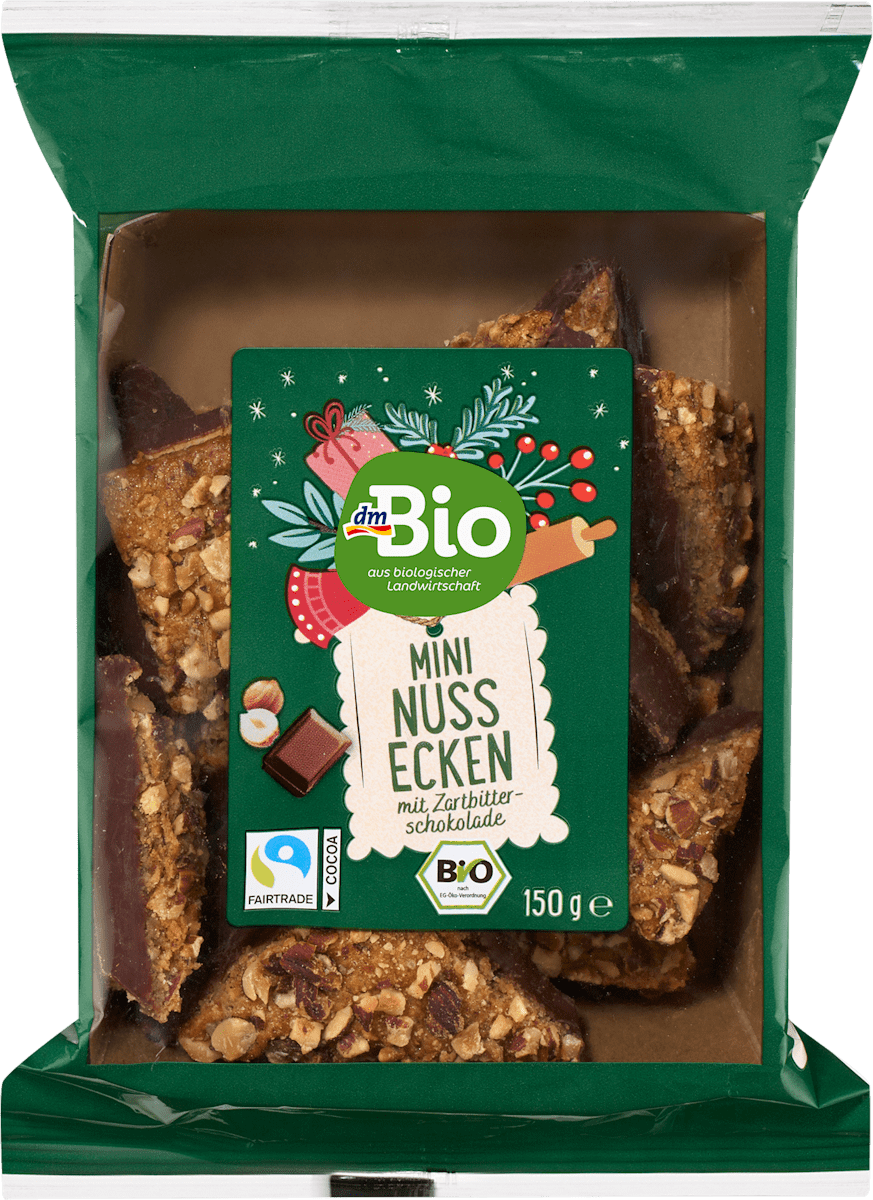 dmBio Mini Nussecken, 150 g