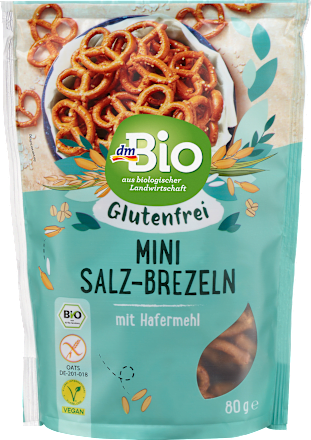 Mini-Salz-Brezeln, glutenfrei, 80 g