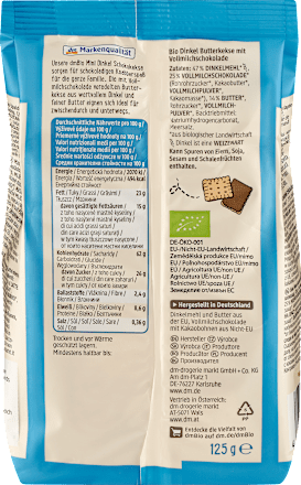 Mini Schokokekse, Dinkel, 125 g
