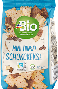 Mini Schokokekse, Dinkel, 125 g