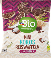 Mini Schokoreiswaffel Kokos Zartbitter, 60 g