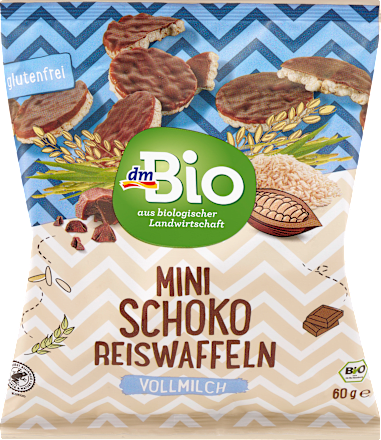 Mini Schokoreiswaffel Vollmilch, 60 g
