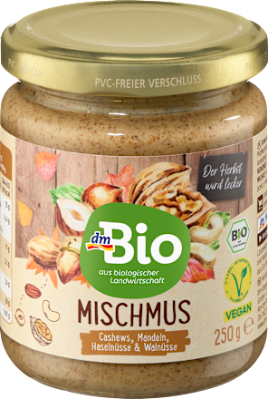 Mischmus aus vier Nusssorten, 250 g