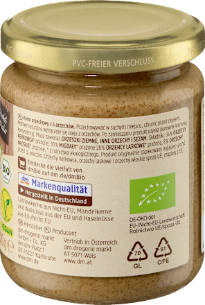 Mischmus aus vier Nusssorten, 250 g