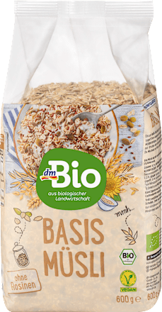 Müsli, Basis ohne Rosinen, 600 g