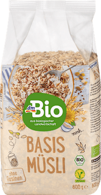 Müsli, Basis ohne Rosinen, 600 g
