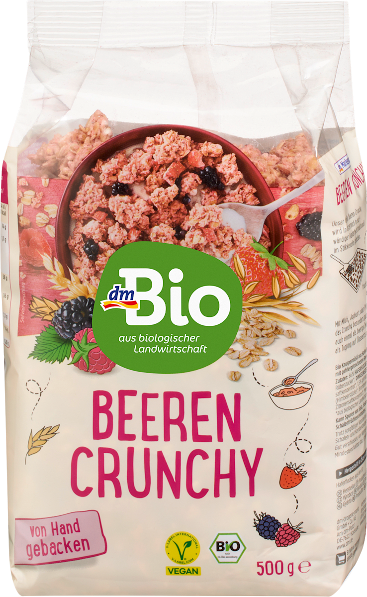 Müsli Crunchy, Beeren, 500 g
