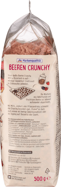 Müsli Crunchy, Beeren, 500 g