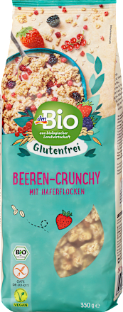 Müsli Crunchy, Hafer Beeren, glutenfrei, 350 g